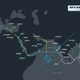 A detailed route map of Jio’s IAX and IEX submarine cable systems.